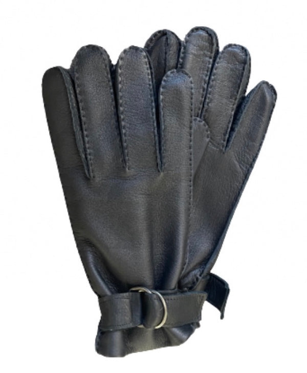 Westley Richards Men's Cashmere Lined Deer Skin Leather Gloves