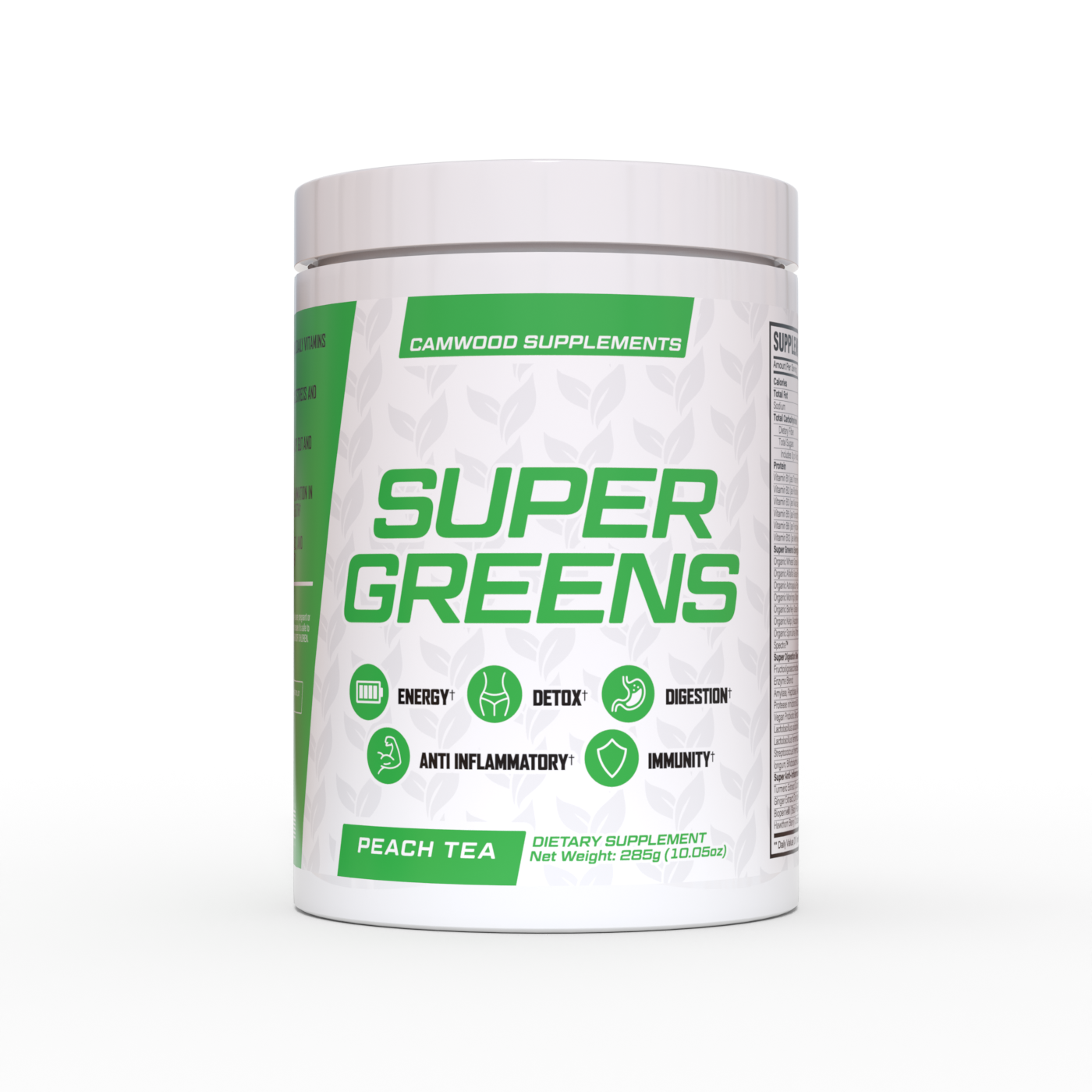 Super Greens - Peach Tea - CamWood Supplements product image