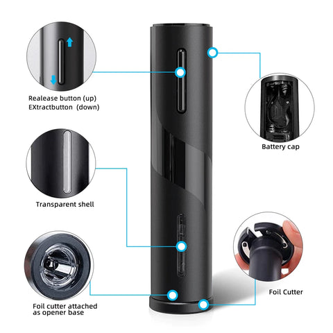 Electric Can Opener Automatic Restaurant Bottle Opener Battery