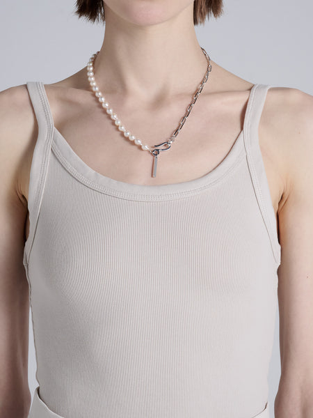 Akoya baroque pearl chain necklace / 38cm, 7.0-7.5mm – AYUS