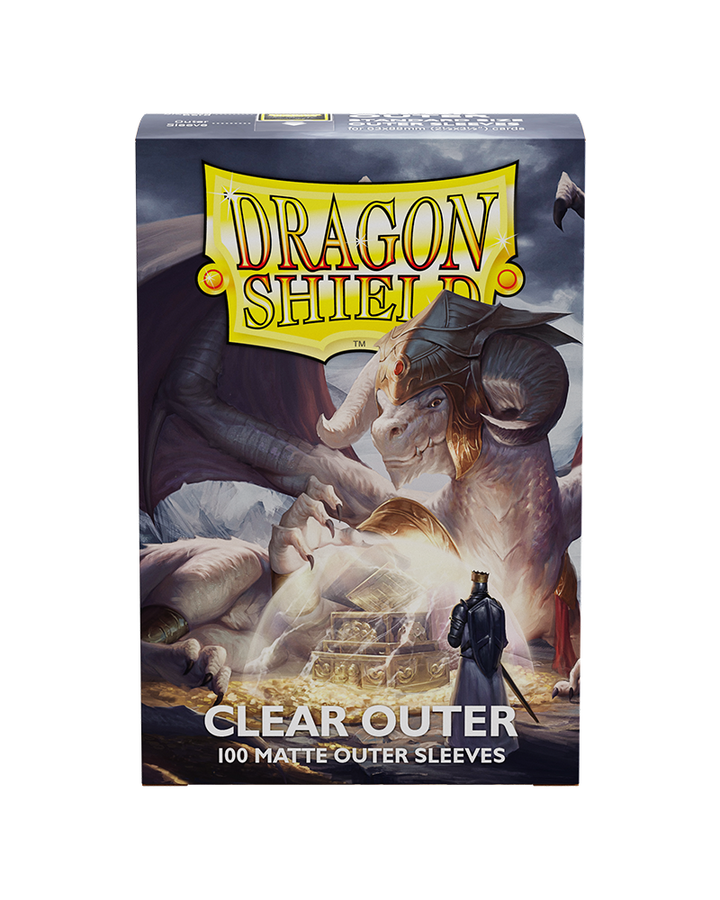 Dragon Shield Clear Matte Outer Sleeves