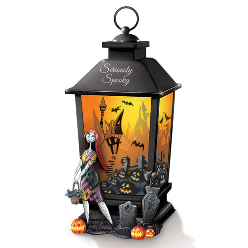 The Bradford Exchange Tim Burton's The Nightmare Before Christmas Moonlight  Table Lamp with Jack, Sally and Zero 