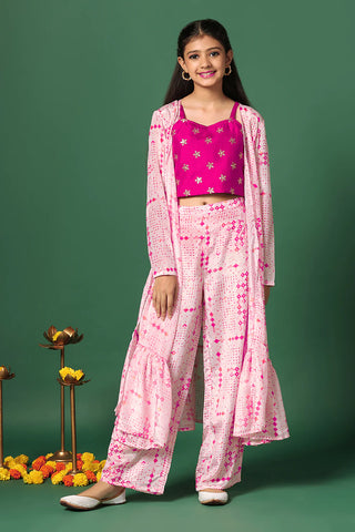 Pearl Embroidered Floral Designer Pink Anarkali Gown | Festive Elegance for  Girls | The Nesavu – The Nesavu