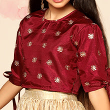 ”girls-maroon-chinon-embroidered-lehenga-choli-set-fdglgc00105-PATTERN”