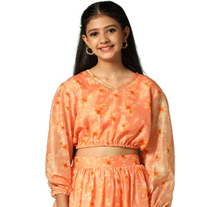 ”girl-s-orange-floral-printed-tabby-silk-lehenga-choli-fdglgc00112-A”