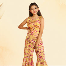 ”girls-mustard-chinon-floral-printed-crop-top-and-sharara-suit-set-fdgset00080-COLOR”