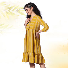 ”women-s-mustard-striped-knee-length-dress-fdwdrs00158-COLOR”