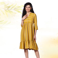 ”women-s-mustard-striped-knee-length-dress-fdwdrs00158-STYLE”