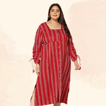 ”women-s-plus-size-maroon-striped-a-line-midi-dress-fdwdrs00159-COLOR”