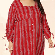 ”women-s-plus-size-maroon-striped-a-line-midi-dress-fdwdrs00159-PATTERN”