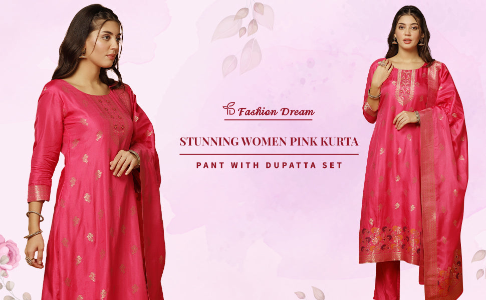 ”women-s-pink-jacquard-kurta-and-pant-set-with-dupatta-fdwset00098-banner”