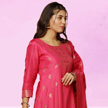 ”women-s-pink-jacquard-kurta-and-pant-set-with-dupatta-fdwset00098-COMFORT-FACTOR”