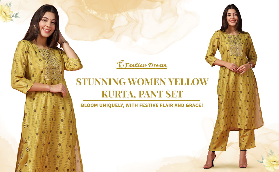 ”women-s-yellow-poly-muslin-printed-kurta-and-pant-set-fdwset00107-banner”