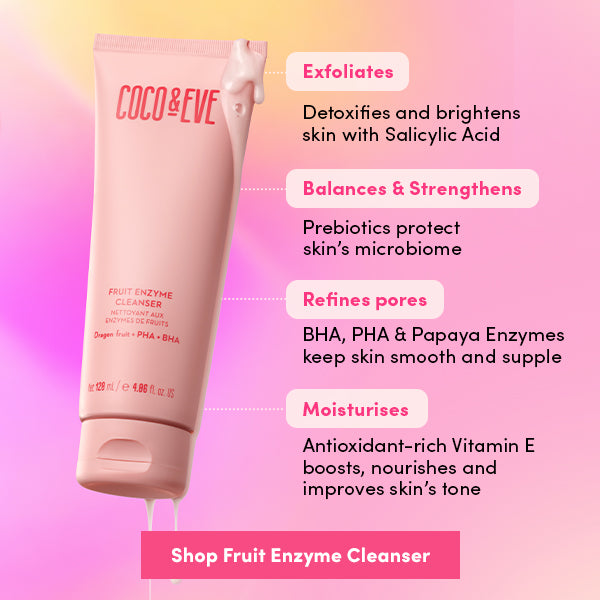 An image of Fruit Enzyme Cleanser benefits. Shop now