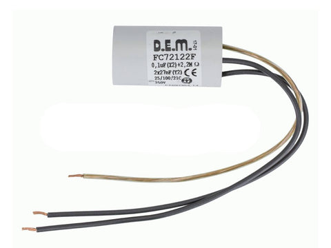 DNS357 - Kondensator filter me kabell 0.1µF orig.Whirlpool