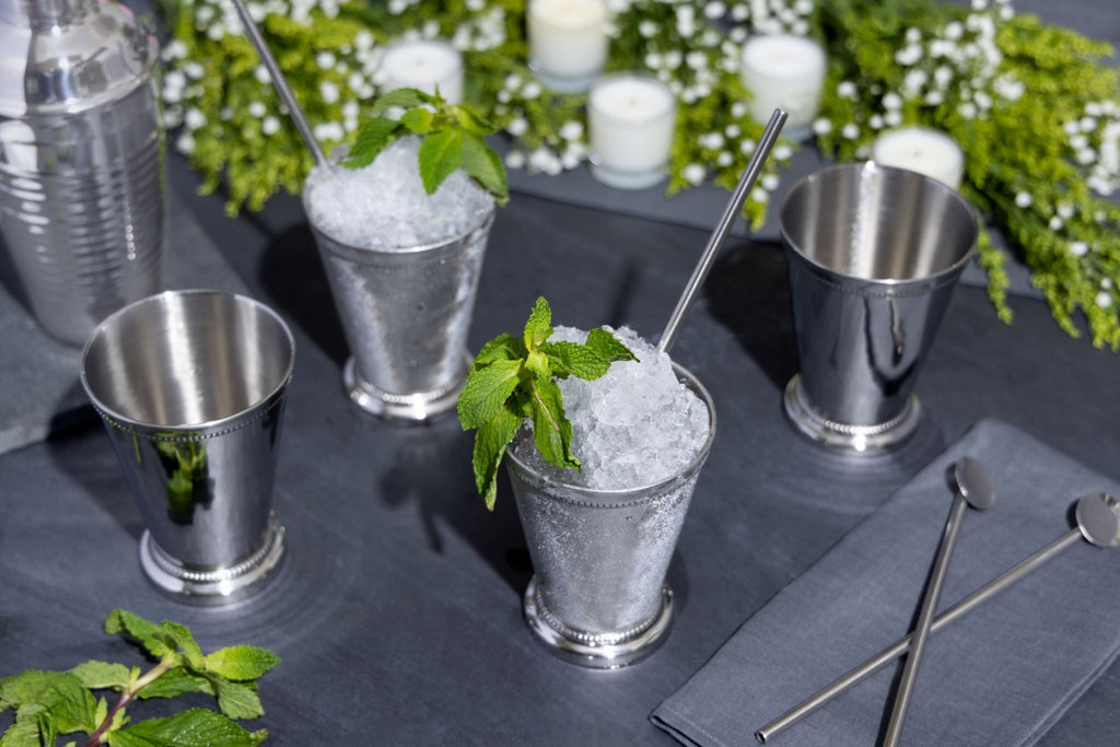 Silver Mint Julep Cup Set