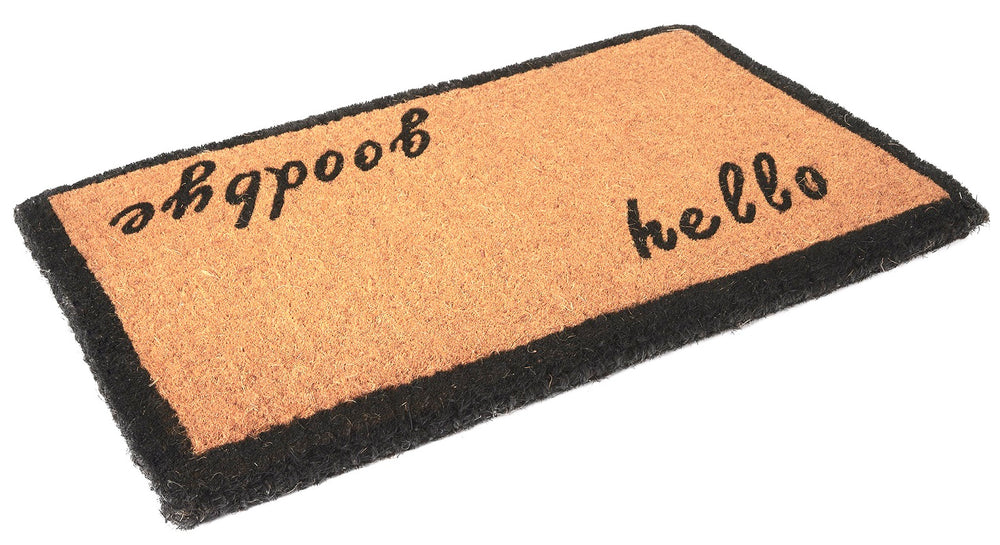 Envelor Coco Coir Door Mat Hand-Woven Coir Loop Welcome Doormat
