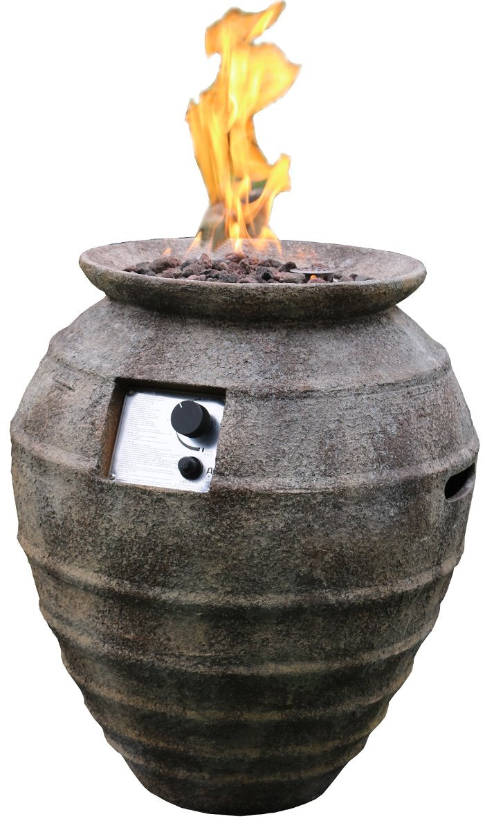 Outdoor Liquid Propane Pompeii Fire Pit Table | Propane Fire Pit Table ...