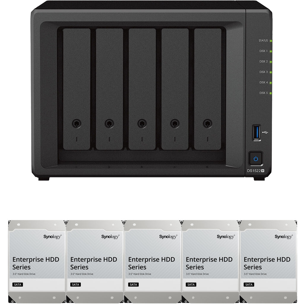 Synology 5-BAY DiskStation with 8GB and 60TB Syno – Customtechsales