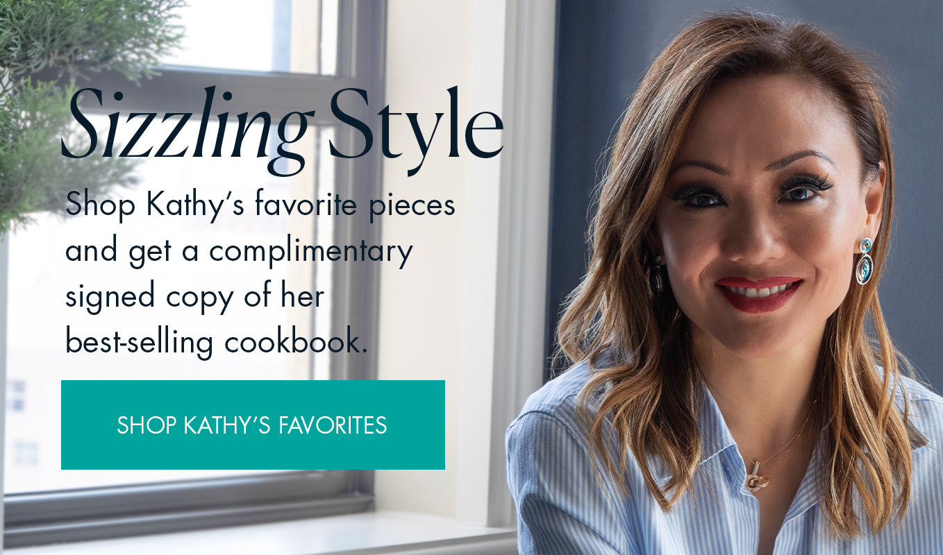Kathy Fang- shop her favorites and get a complimentary signed cookbook 