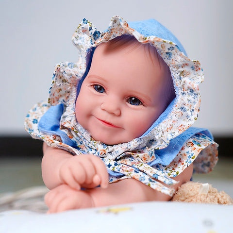 Boneca Bebê Real Baby – 45,7 cm de silicone recém-nascido, bebê que parece  real recém-nascido, o melhor aniversário