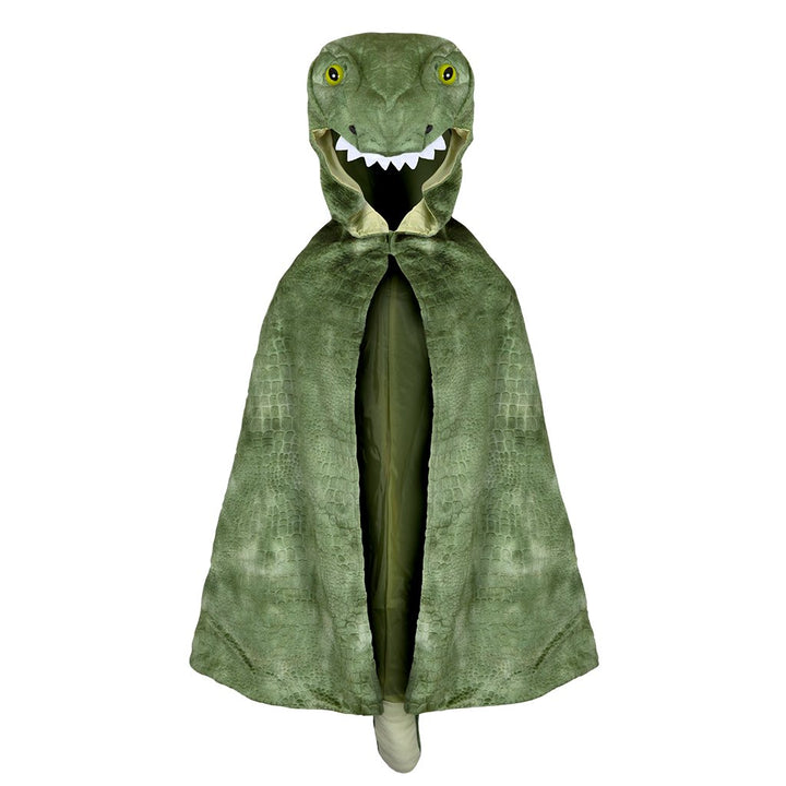 Green T. rex cape with hood available at The Children's Museum Store