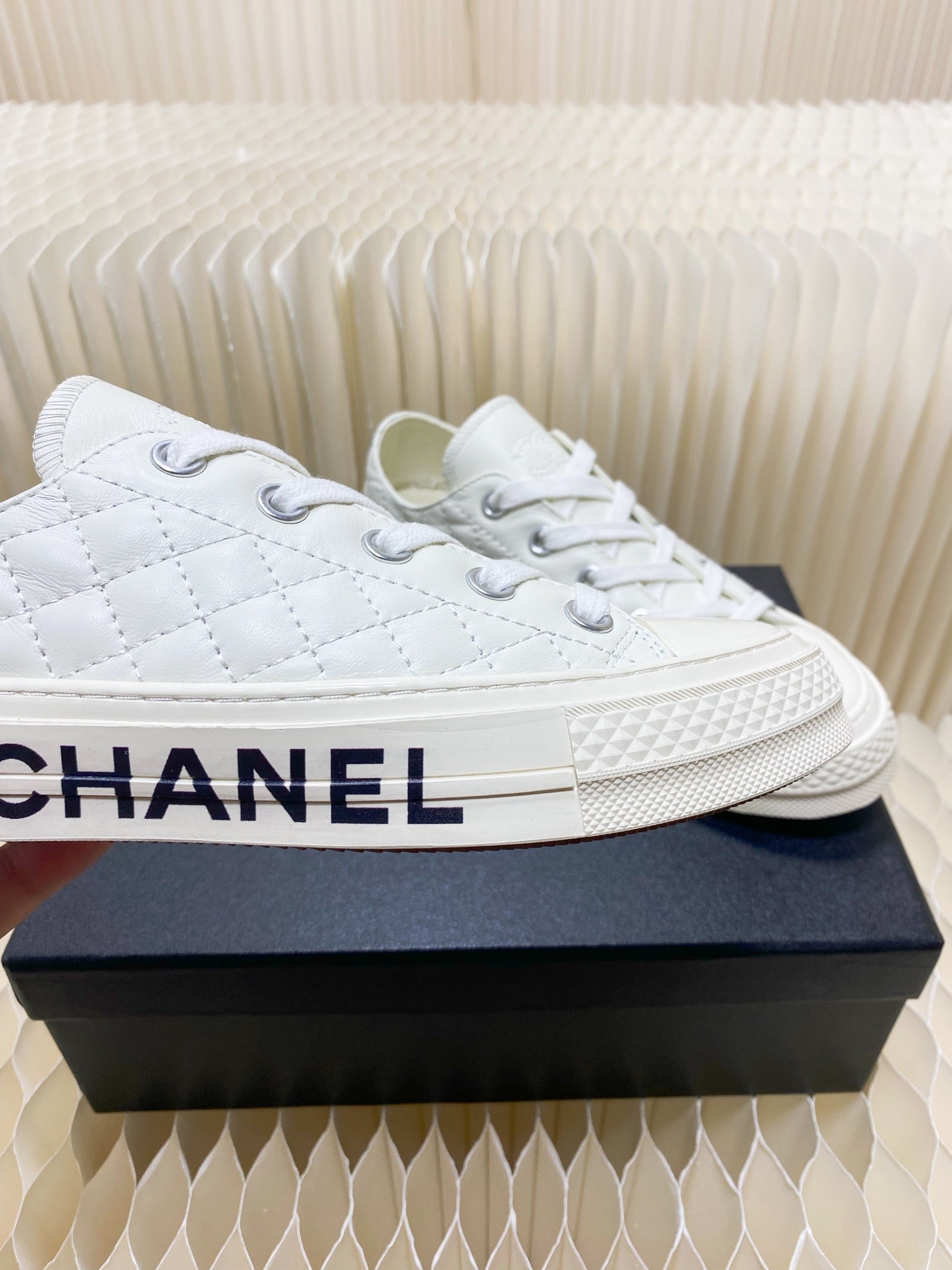 chanel converse sneakers