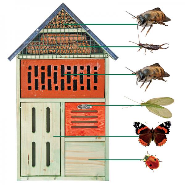 Insectenhuisje Met Steen Xl Esschert Design