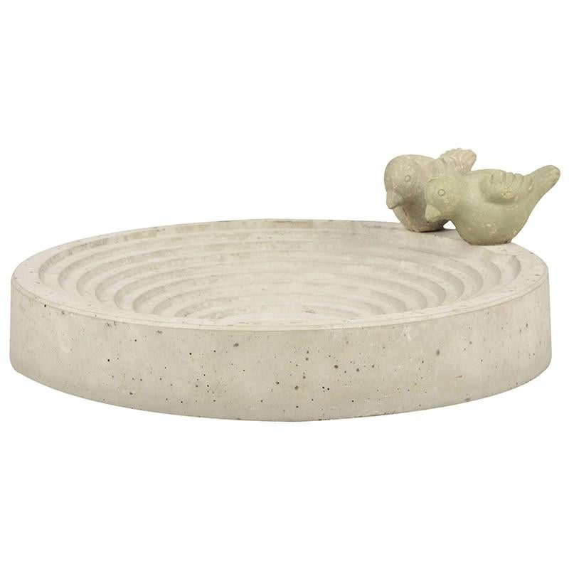 Esschert Design Vogelbad - Beton - 29 x 29 x 11 cm