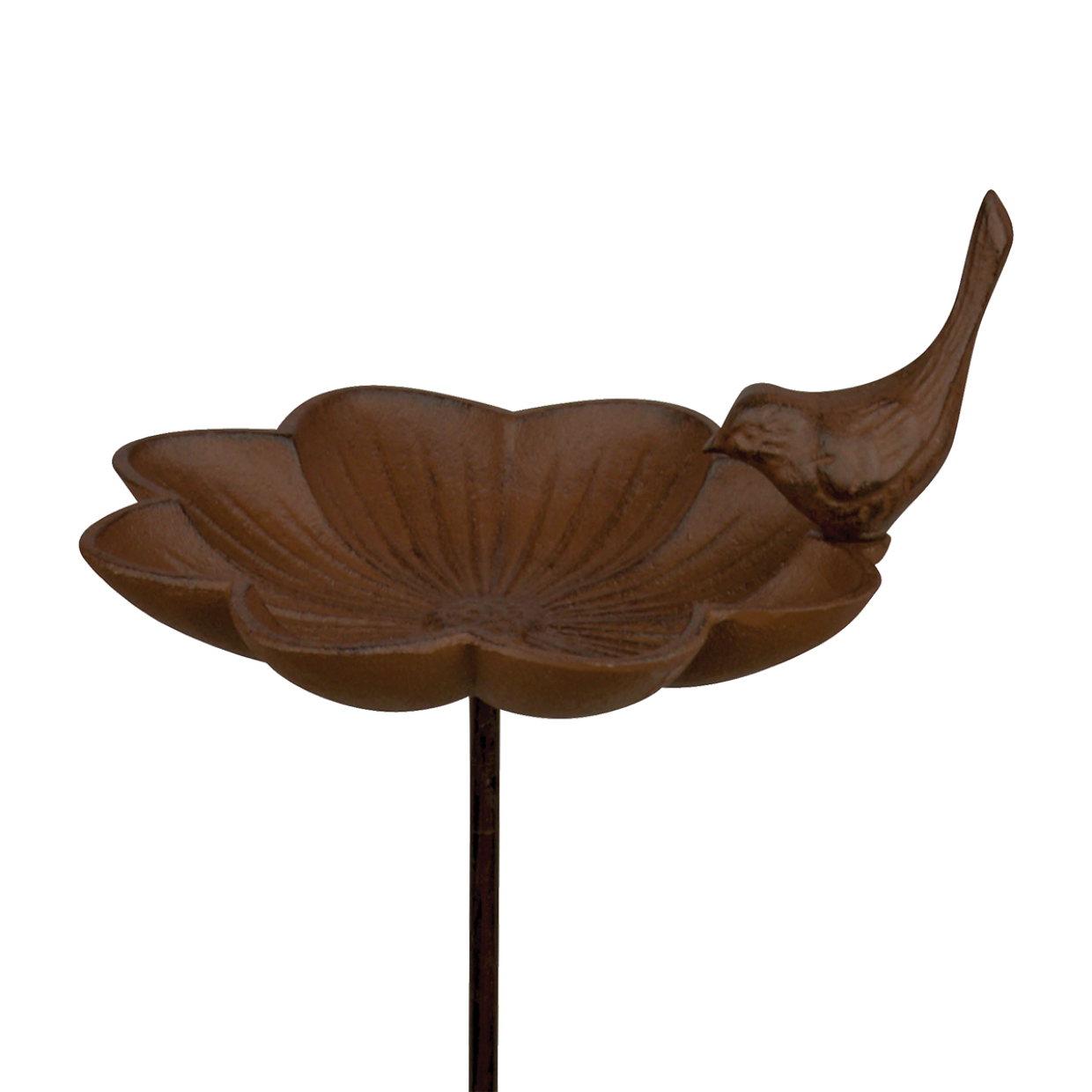 Voederschaal - Vogelvoederhuisje - Bruin - 18 cm x 18 cm x 84 cm