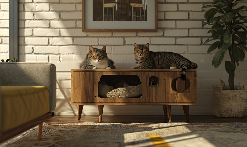 Cats Litter Box Enclosure