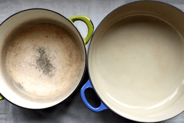 How to Clean Enameled Cast Iron Cookware So It Lasts