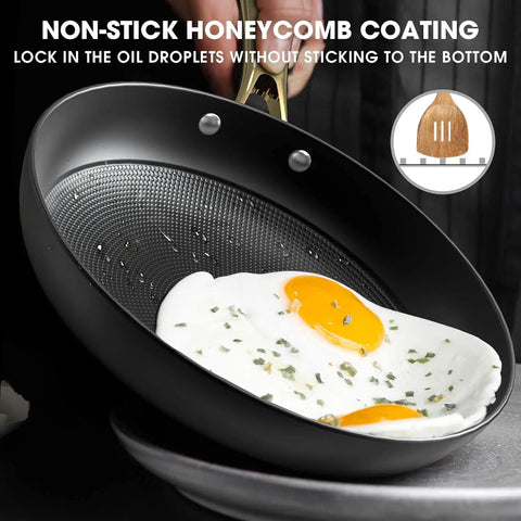 frying eggs with a cast iron frying pan