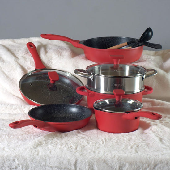 Imarku Introduces 3-Piece Nonstick Cast Iron Frying Pan Set for Versatile  Cooking