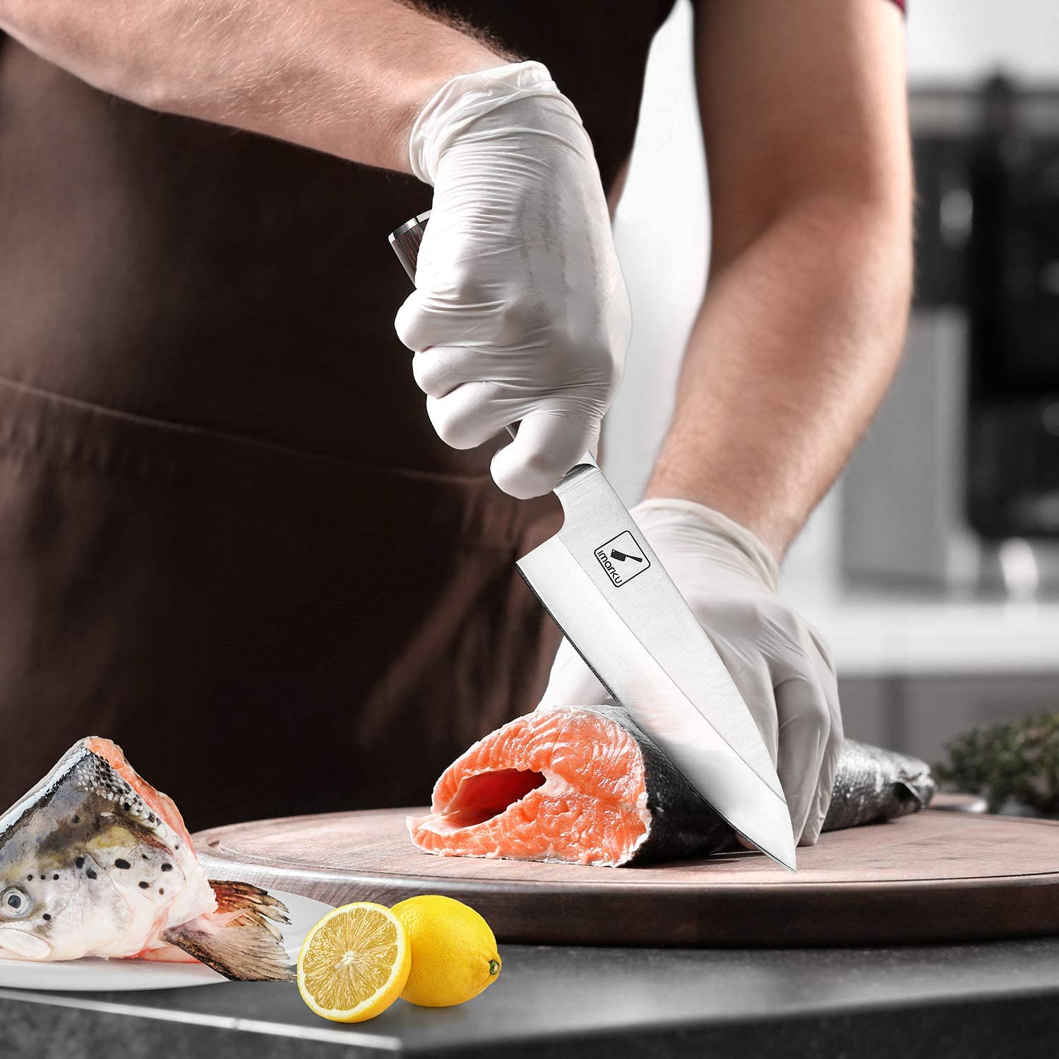 Kitchen Knife Slicing Knife Kitchen Cutting Knife Fish Head Knife