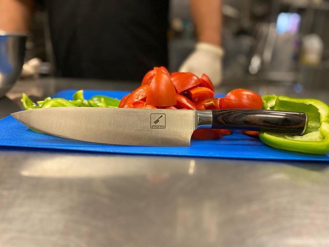 imarku Chef Knife,Japanese Forged 7.5 Inch High Carbon German