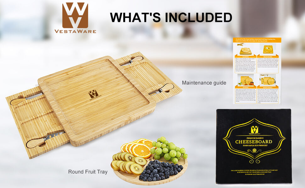 An entertaining essential With an elegant cheese board for your family and friends, every day can be a unique holiday, and impress your guests. Pair with a variety of food and red wine to make you feel like entering the atmosphere of a reception or party.