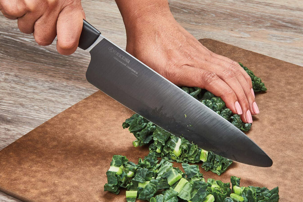KYOCERA > A best-seller the 3 paring knife has a non-beveled, ultra-sharp ceramic  blade.
