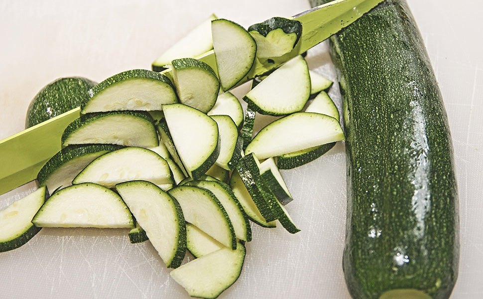 cut zucchini