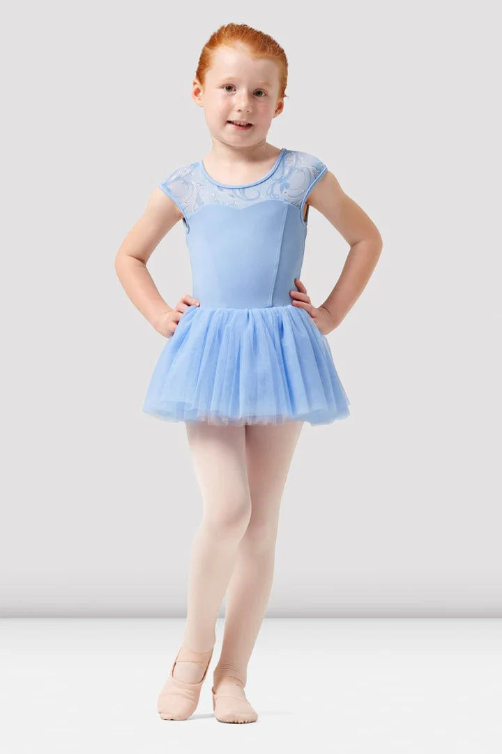 Girls Mirella Paisley Cap Sleeve Tutu Dress M1557C