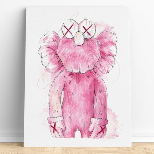 Kaws, Kaws Louis Vuitton, Kaws canvas poster, Louis Vuitton, Kaws art, Kaws figure, Kaws wall art, Pop art, Hypebeast poster