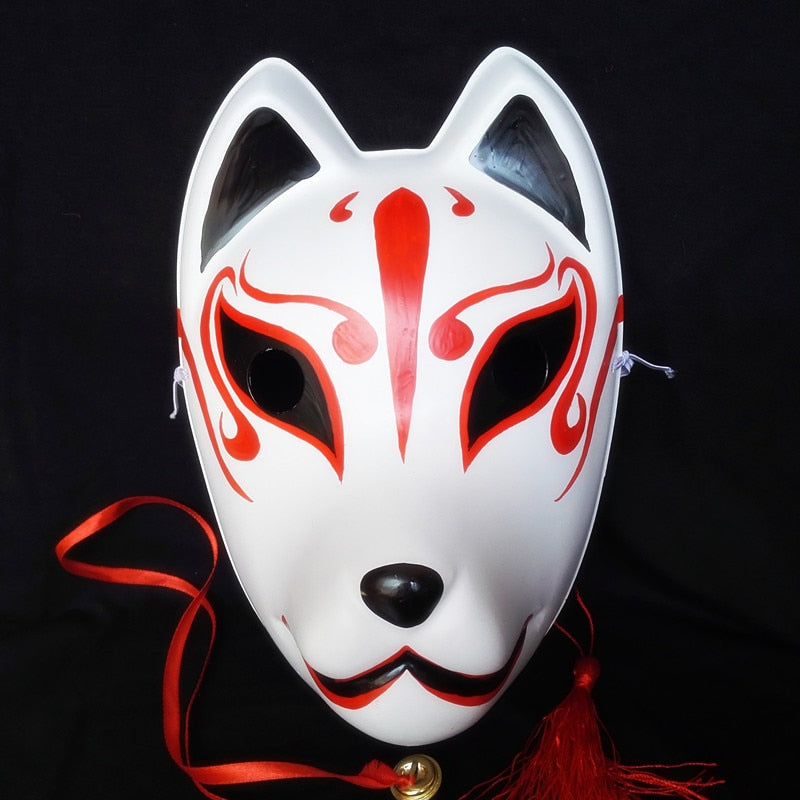 Anime Demon Slayer: Kimetsu no Yaiba Kamado Tanjirou Cosplay Mask Fox ...