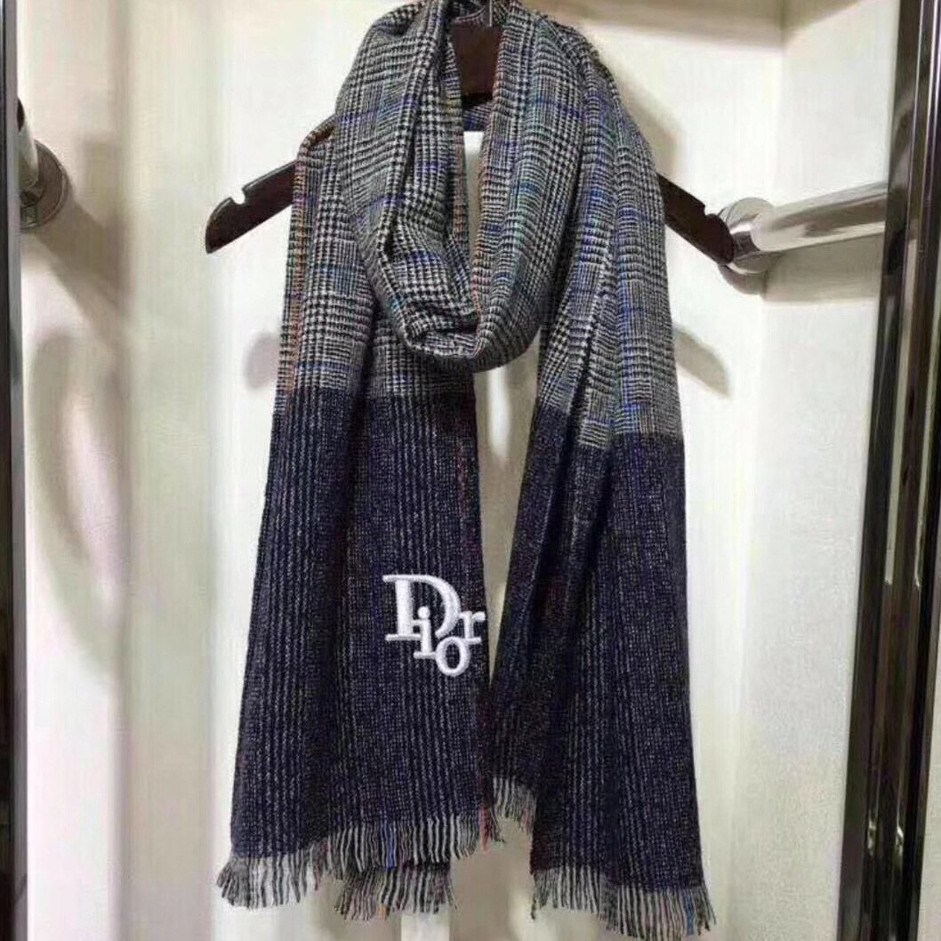 DIOR Women Fashion Cashmere Scarf Scarves-4