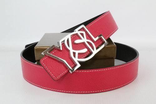 YSL Woman Men Fashion Smooth Buckle Belt Leather Belt-15