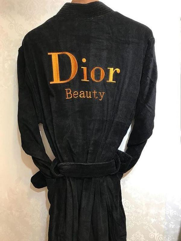 Dior Embroidery Logo Bathrobe