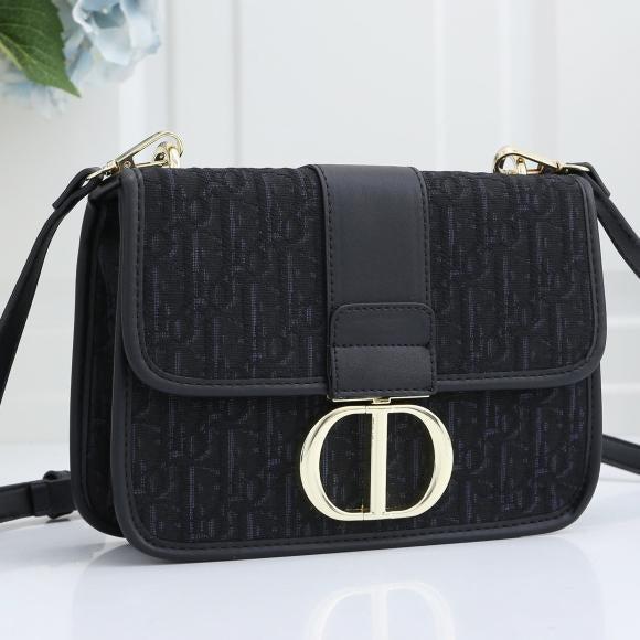 Dior Women Fashion Leather Crossbody Shoulder Bag Satchel-5