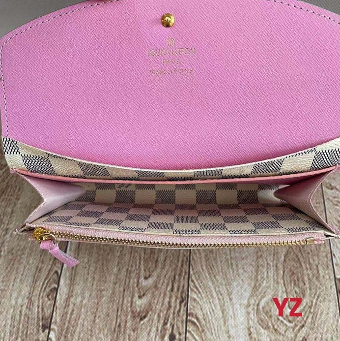 Louis Vuitton LV Women Leather Print High Quality Wallet Purse-2