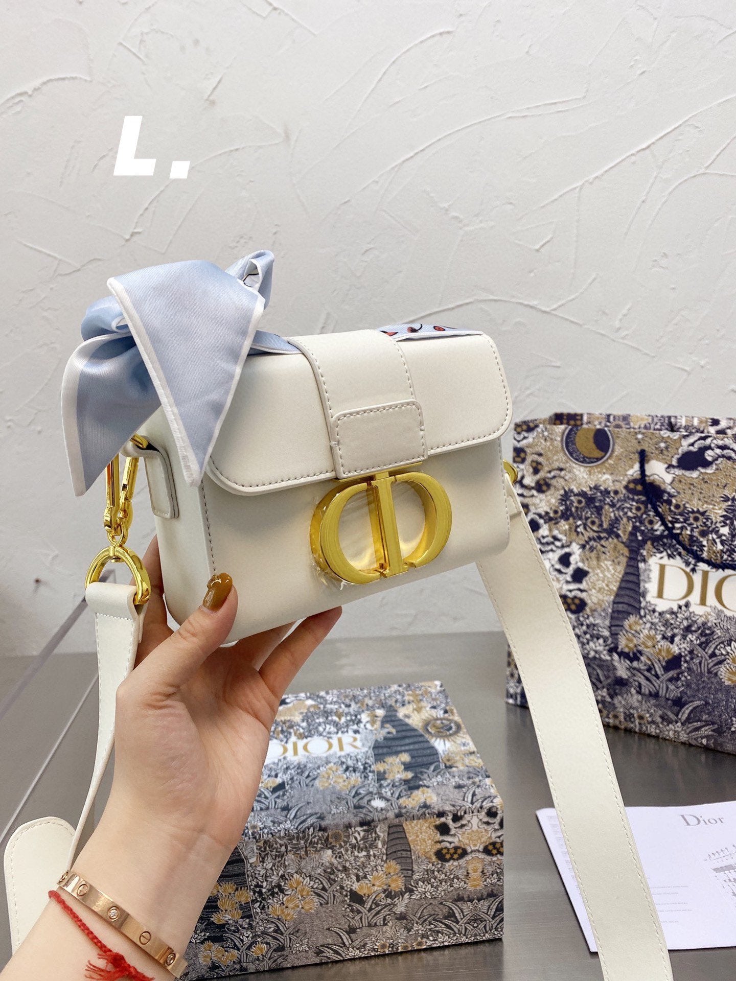 Dior Womens Tote Bag Handbag Shopping Leather Tote Crossbody Sat