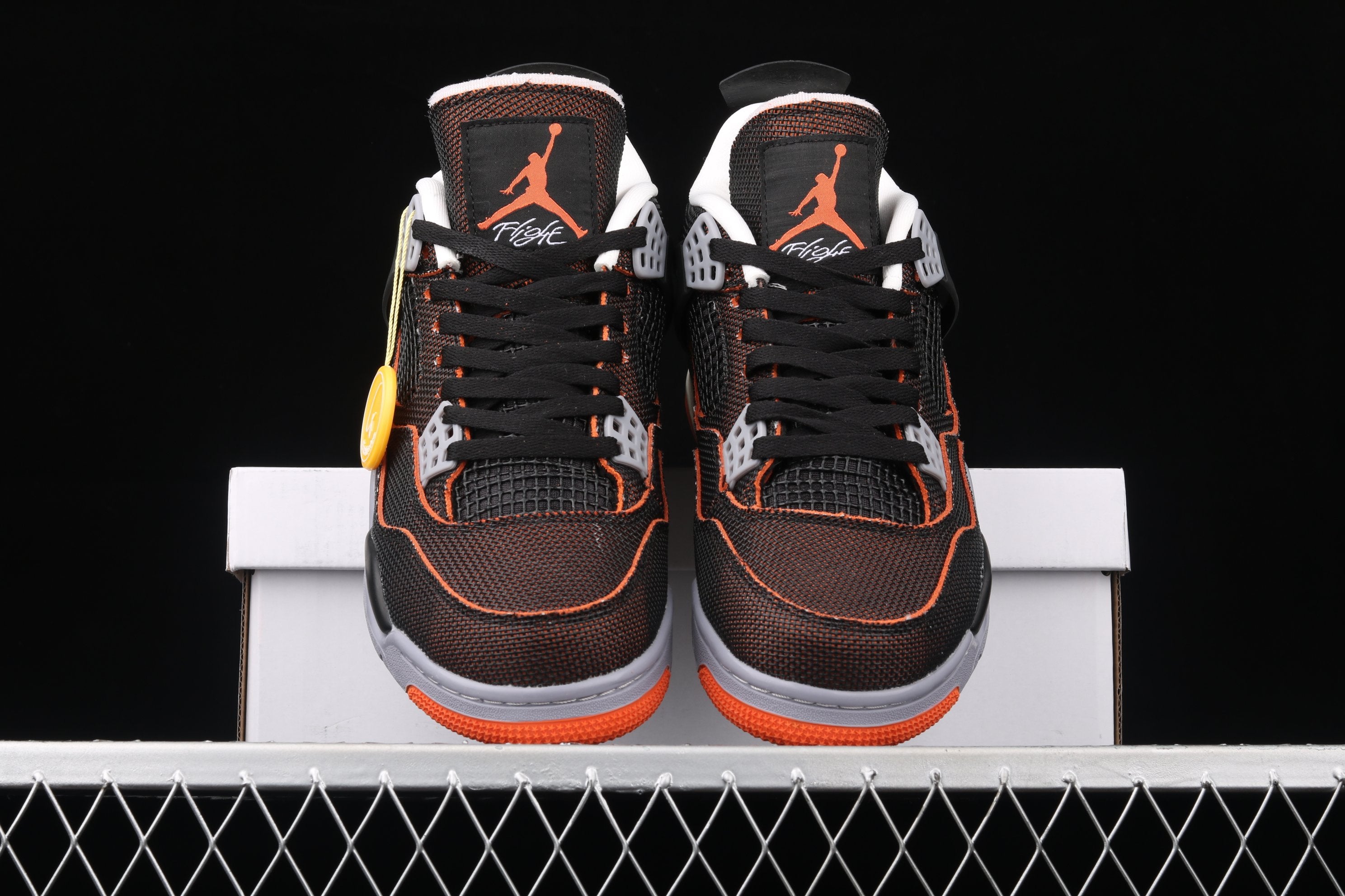 Nike Air Jordan 4 Retro SE AJ4 Brass Black Orange Starfish Orang