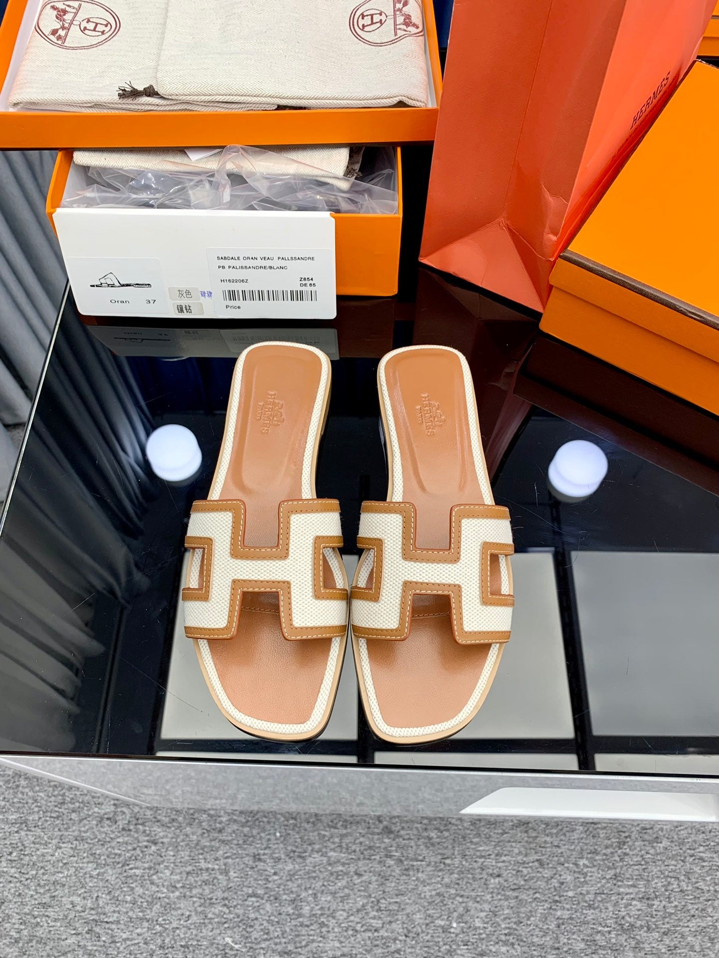HERMES 2022 Popular Summer Women's Flats Men Slipper Sandals Shoes-2